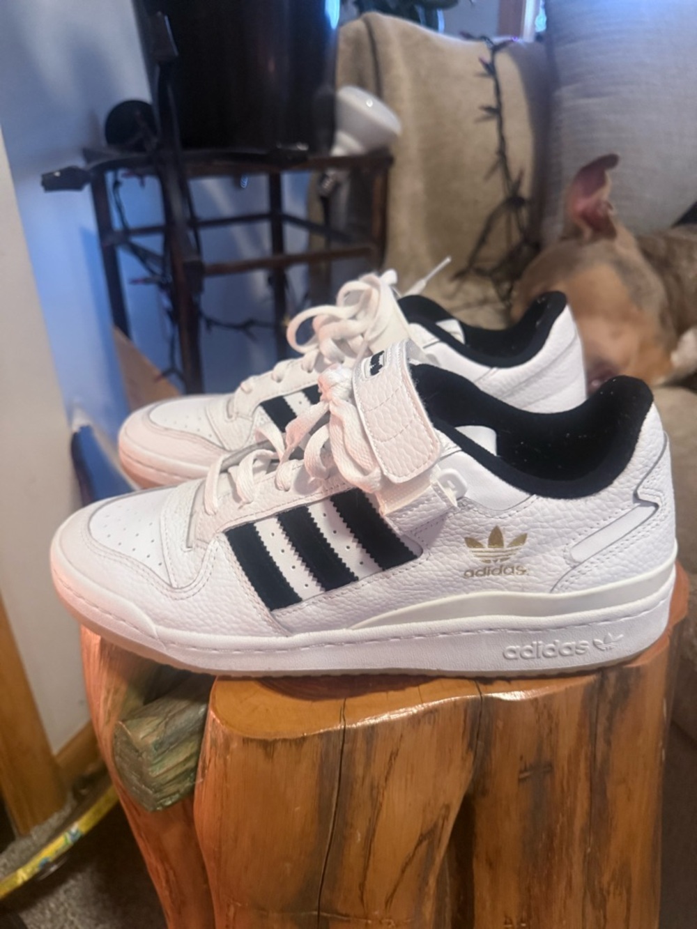 Adidas Men’s Forum Lows size 9 1/2. Like new condition. 85$ obo